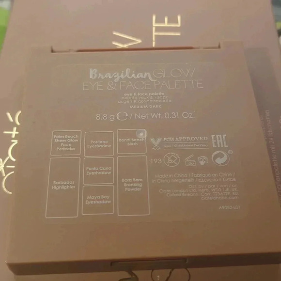 NIB Ciate London Brazilian Glow Face Palette in Medium Dark - Picture 5 of 7